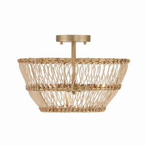 Capital Lighting - 244131MA - Three Light Dual Mount Semi Flush/Pendant - Wren - Matte Brass