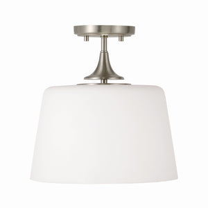 Capital Lighting - 248911BN - One Light Dual Mount Semi Flush/Pendant - Presley - Brushed Nickel