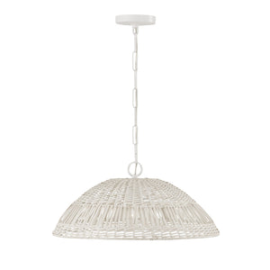 Capital Lighting - 347511HH - One Light Pendant - Naomi - Chalk White