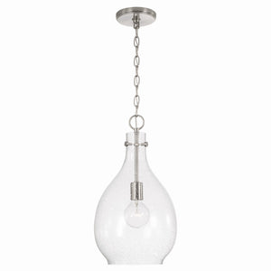 Capital Lighting - 349011BN - One Light Pendant - Brentwood - Brushed Nickel