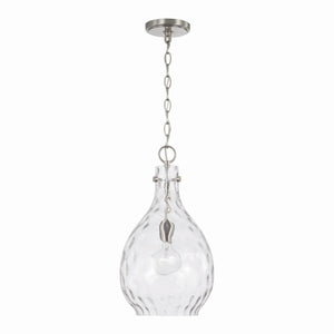 Capital Lighting - 349012BN - One Light Pendant - Brentwood - Brushed Nickel