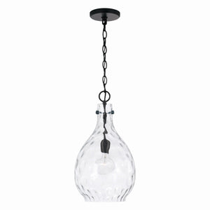 Capital Lighting - 349012MB - One Light Pendant - Brentwood - Matte Black