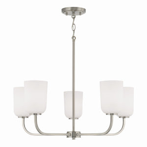 Capital Lighting - 448851BN-542 - Five Light Chandelier - Lawson - Brushed Nickel