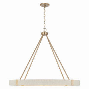 Capital Lighting - 449881MA - Eight Light Chandelier - Delaney - Matte Brass