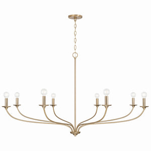 Capital Lighting - 449981MA - Eight Light Chandelier - Dolan - Matte Brass