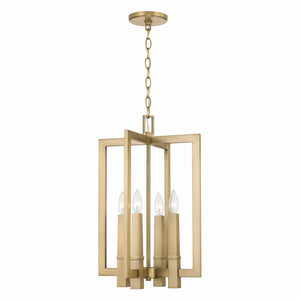 Capital Lighting - 549641AD - Four Light Foyer - Blake - Aged Brass