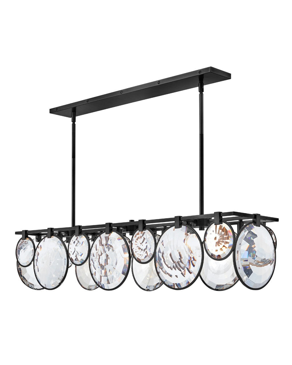 Fredrick Ramond - FR31266BLK - LED Linear Chandelier - Nala - Black