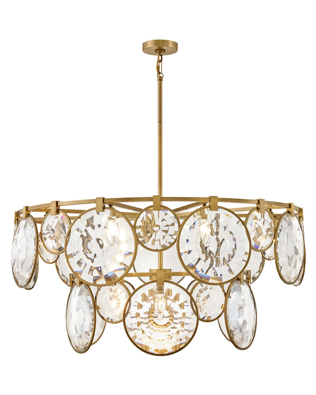 Fredrick Ramond - FR31268HBR - LED Chandelier - Nala - Heritage Brass