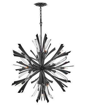 Fredrick Ramond - FR40905BGR - LED Chandelier - Vida - Brushed Graphite