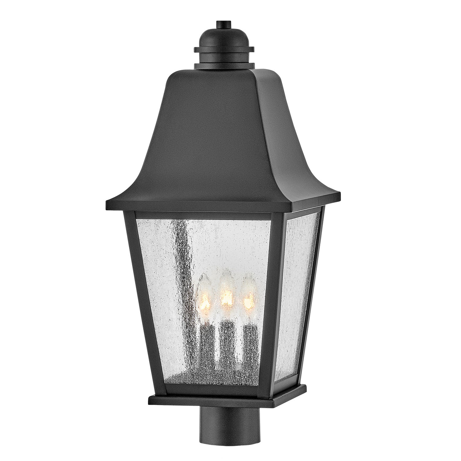 Hinkley - 10011BK - LED Post Top or Pier Mount Lantern - Kingston - Black