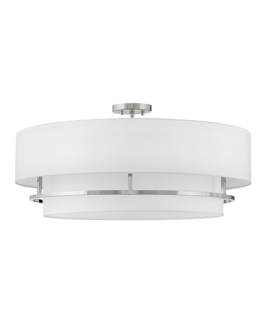 Hinkley - 38895PN - LED Semi-Flush Mount - Graham - Polished Nickel