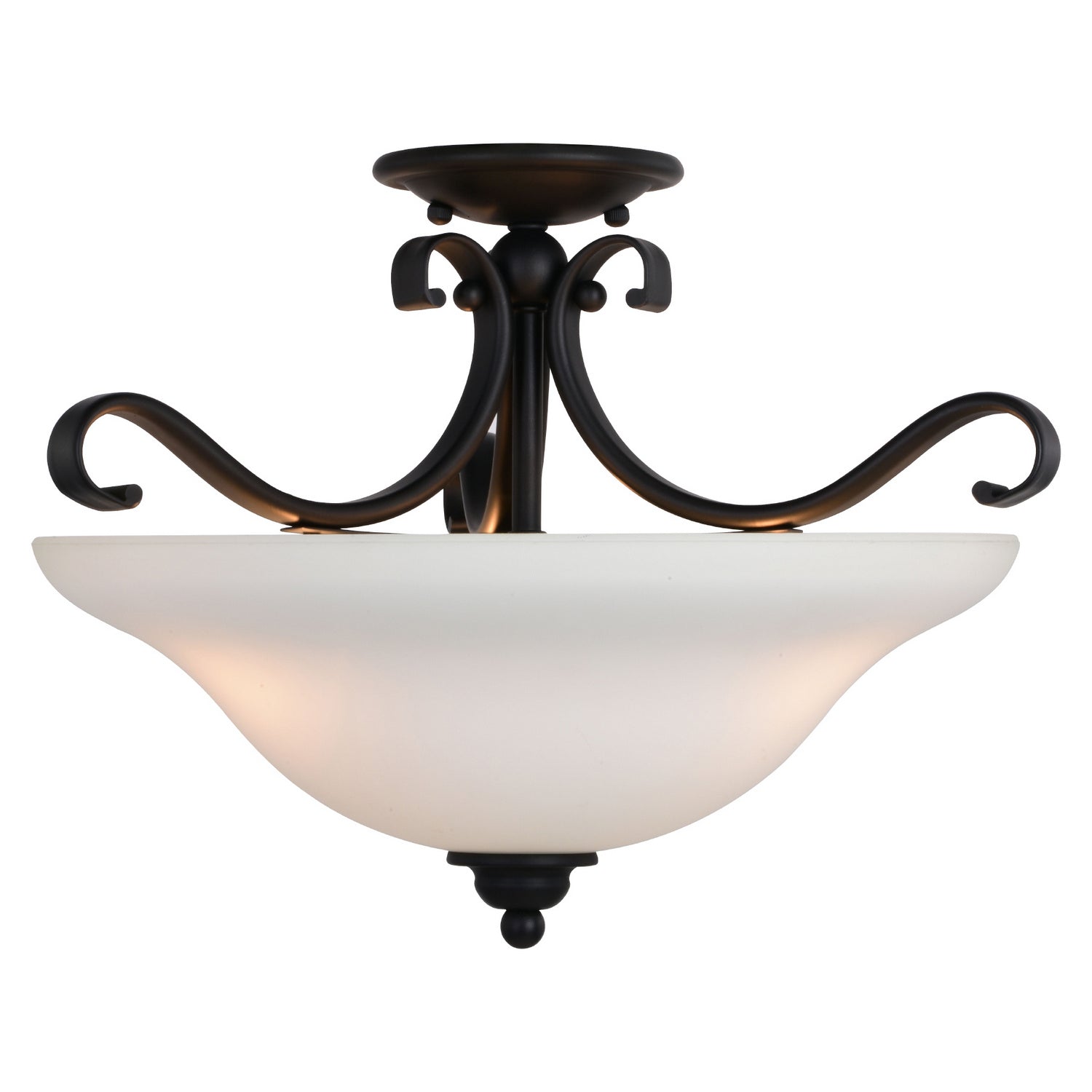 Vaxcel - C0272 - Three Light Semi-Flush Mount - Monrovia - Oil Rubbed Bronze