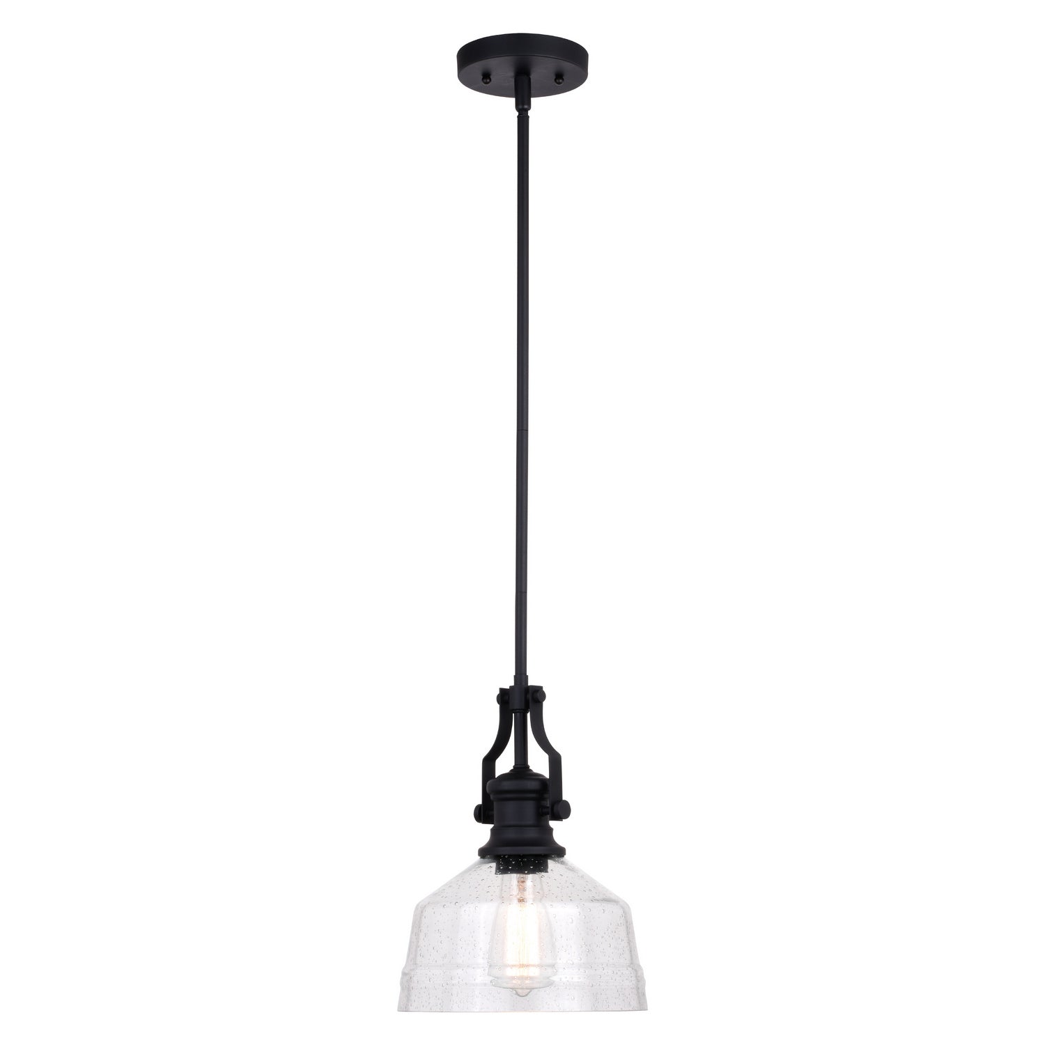 Vaxcel - P0357 - One Light Mini Pendant - Beloit - Matte Black