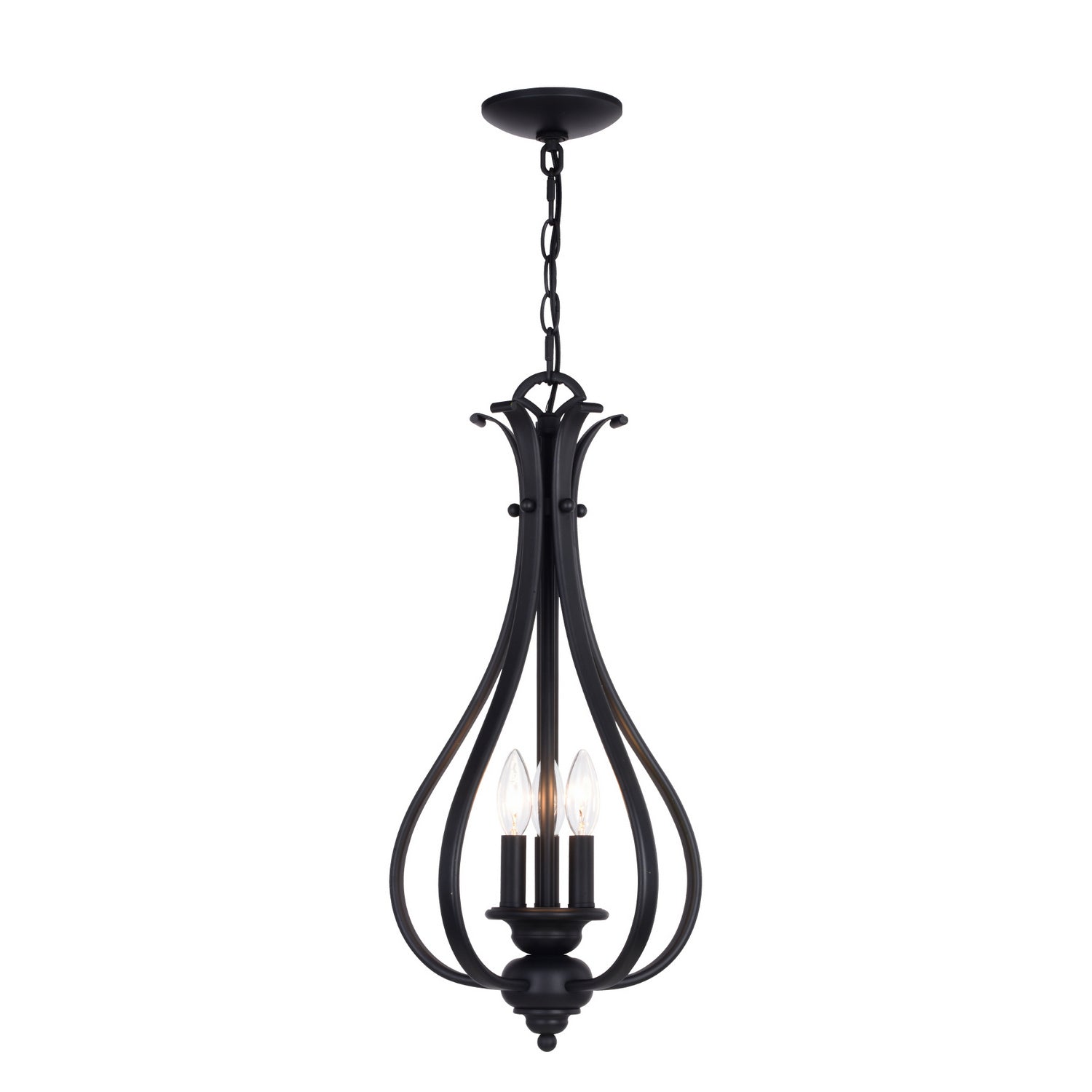 Vaxcel - P0382 - Three Light Pendant - Monrovia - Oil Rubbed Bronze