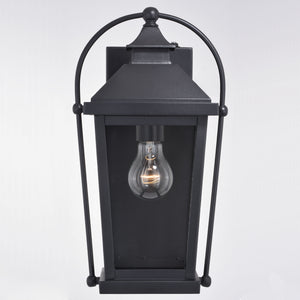 Vaxcel - T0540 - One Light Outdoor Wall Mount - Lexington - Textured Black