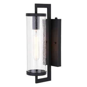Vaxcel - T0603 - One Light Outdoor Wal Mount - Morgan Park - Matte Black
