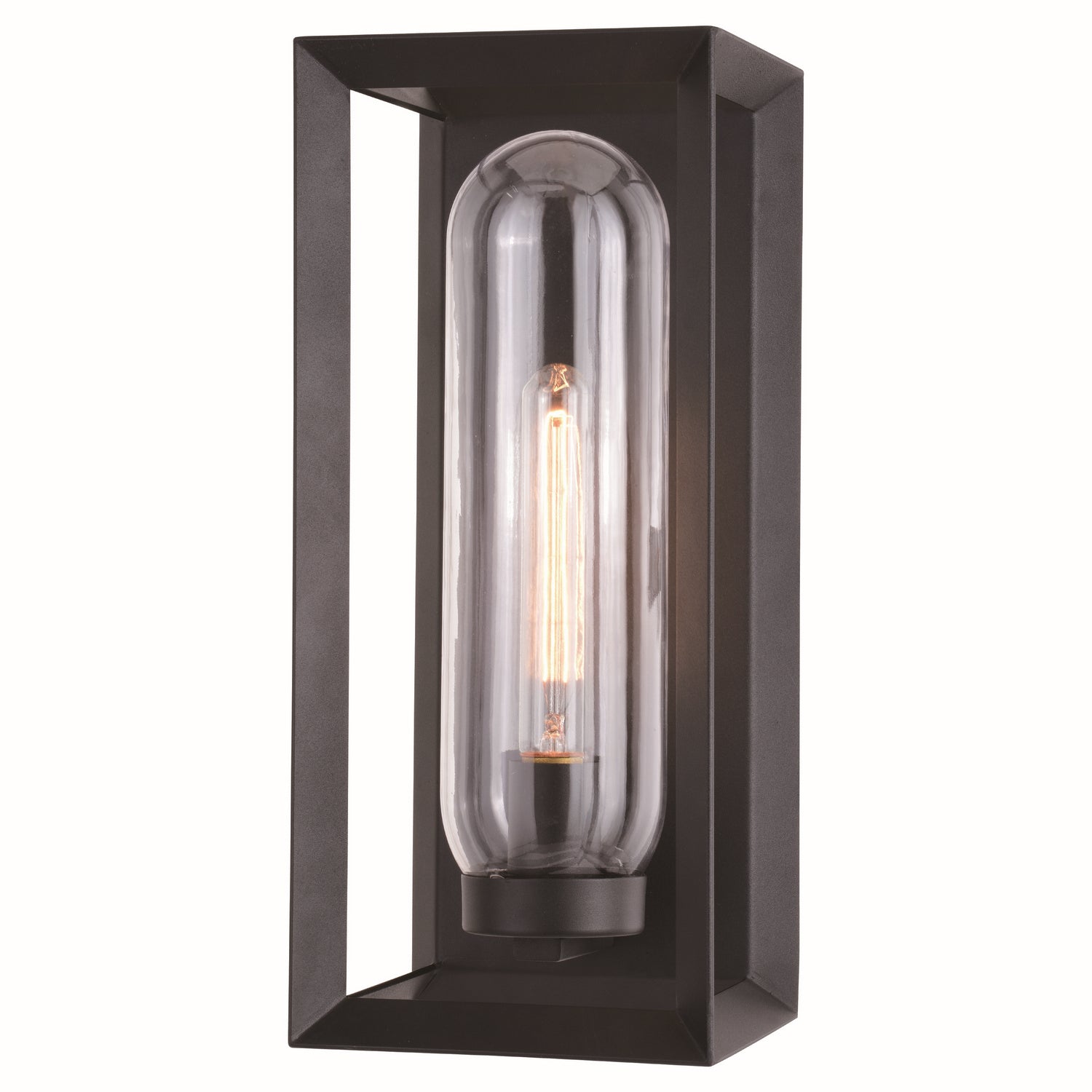 Vaxcel - T0605 - One Light Outdoor Wall Mount - Pullman - Textured Black