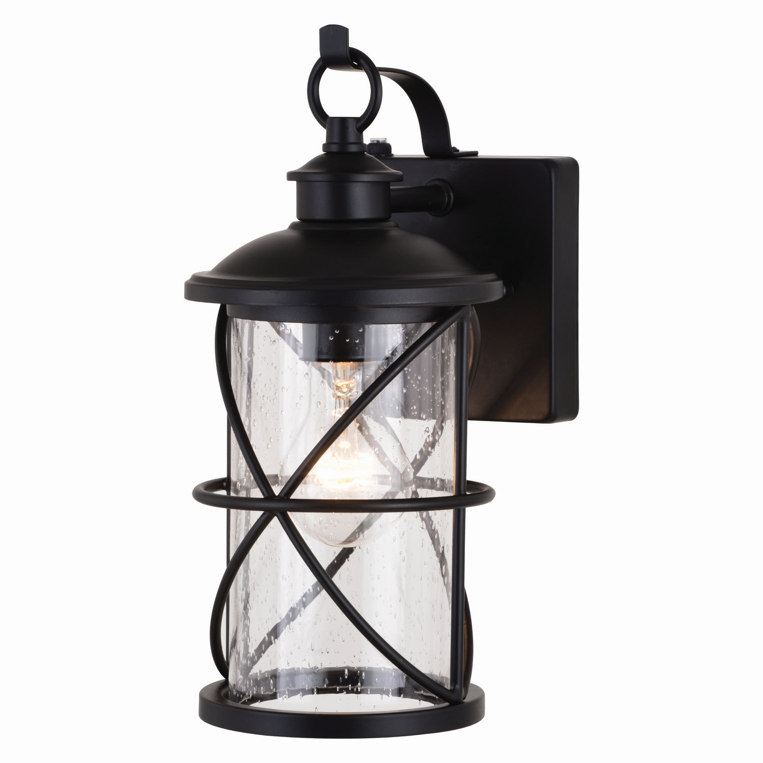 Vaxcel - T0633 - One Light Outdoor Wal Mount - Adams - Black