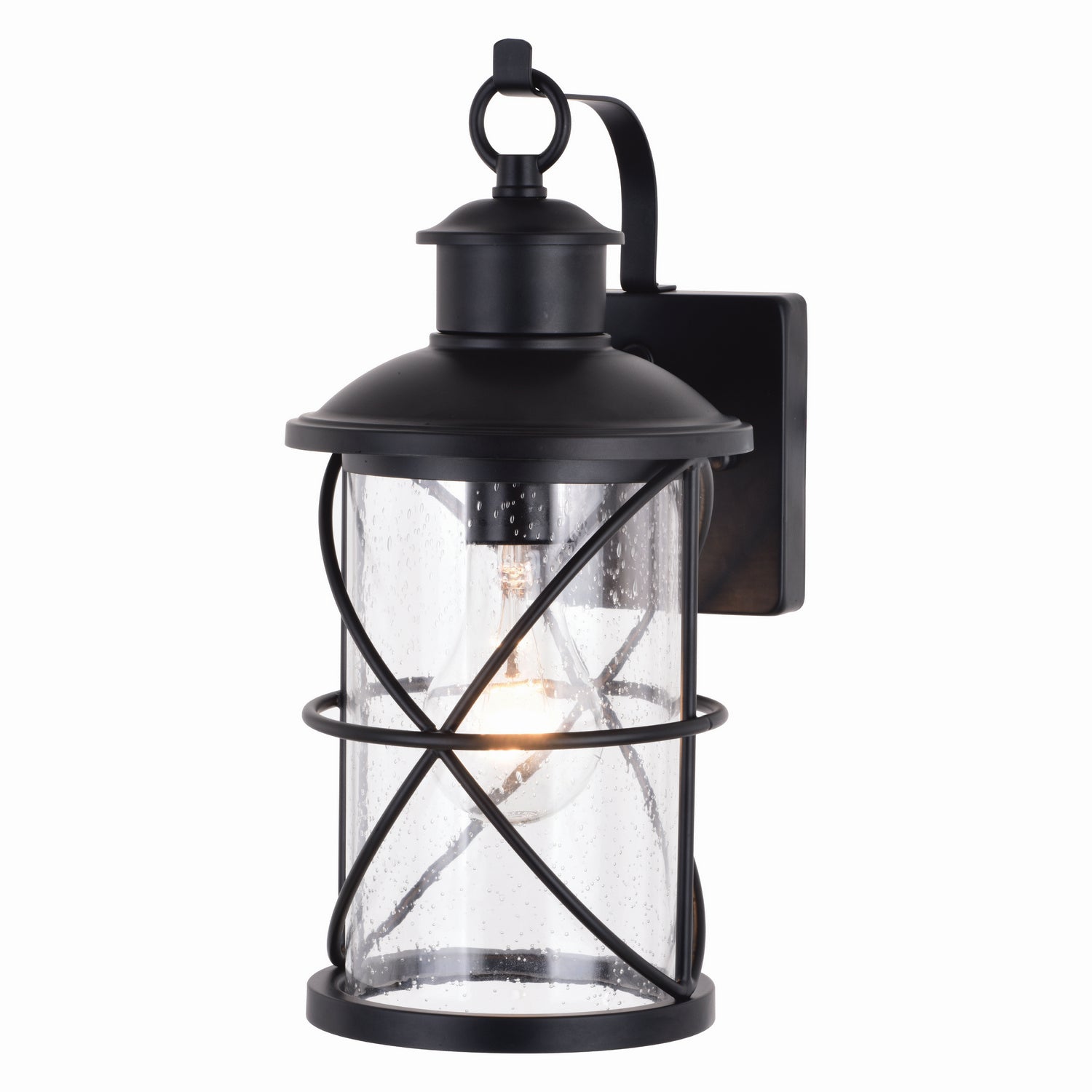 Vaxcel - T0634 - One Light Outdoor Wal Mount - Adams - Black