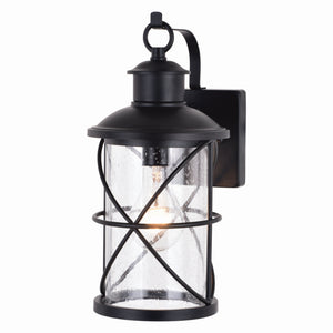 Vaxcel - T0634 - One Light Outdoor Wal Mount - Adams - Black