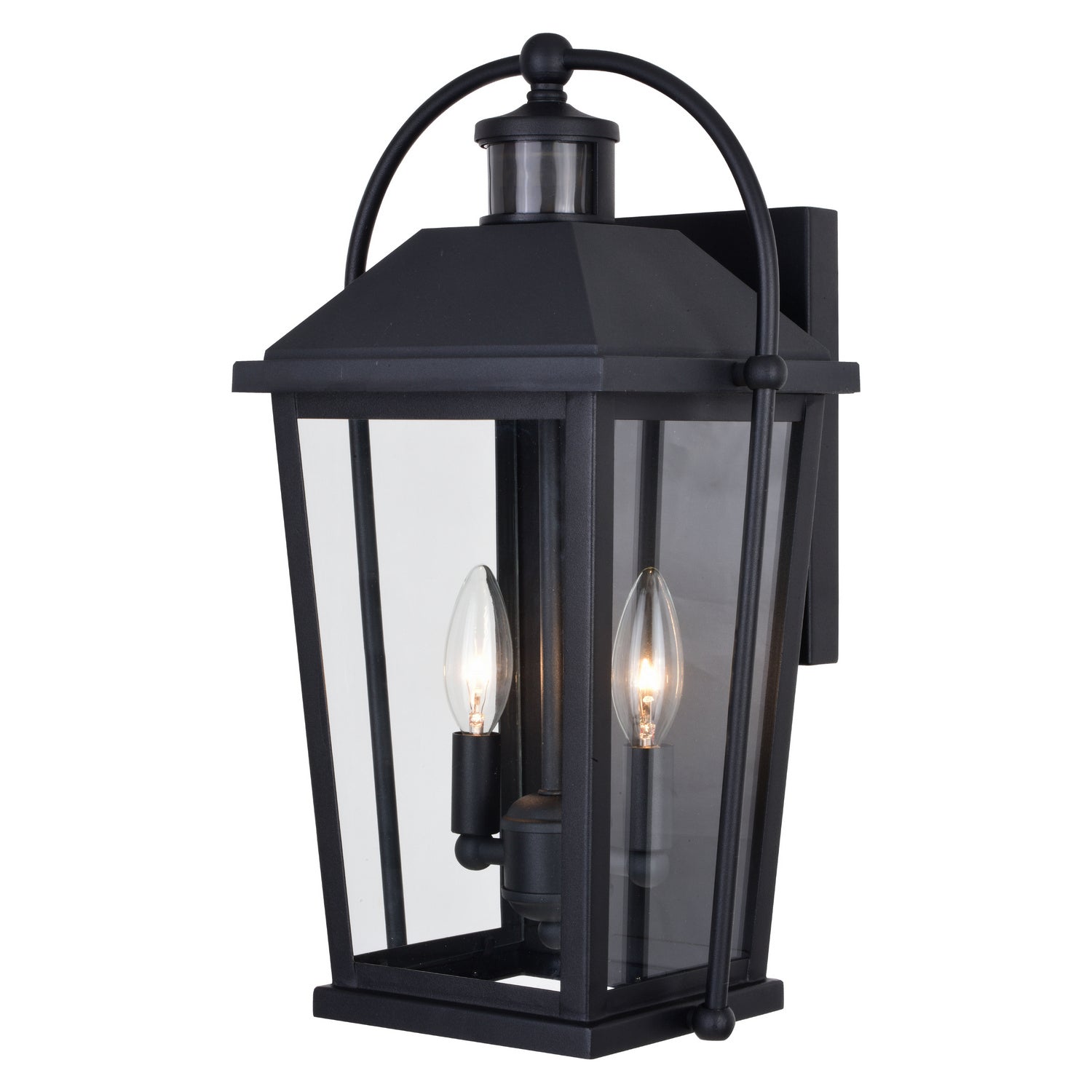 Vaxcel - T0637 - Two Light Outdoor Motion Sensor Wall Light - Lexington - Textured Black