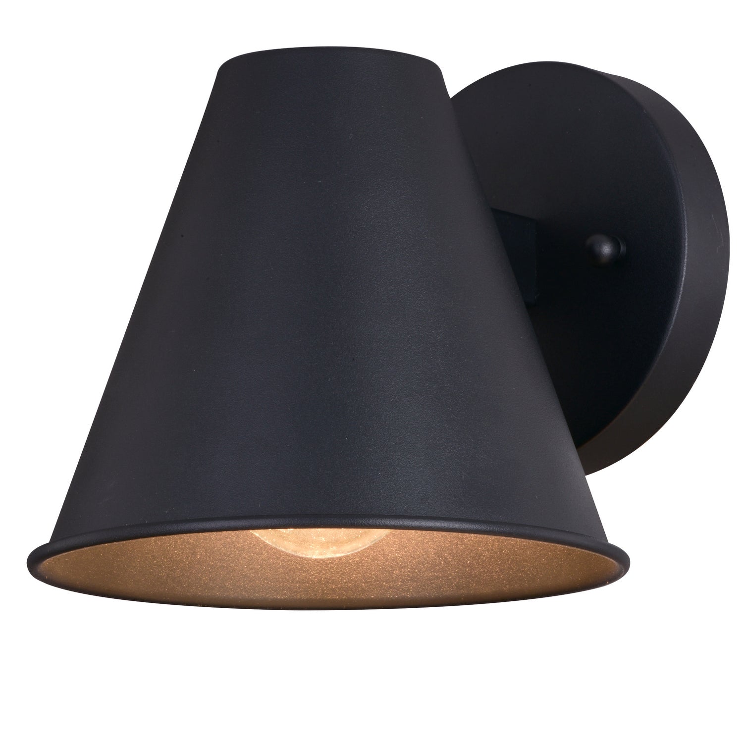 Vaxcel - T0638 - One Light Outdoor Wal Mount - Smith - Textured Black