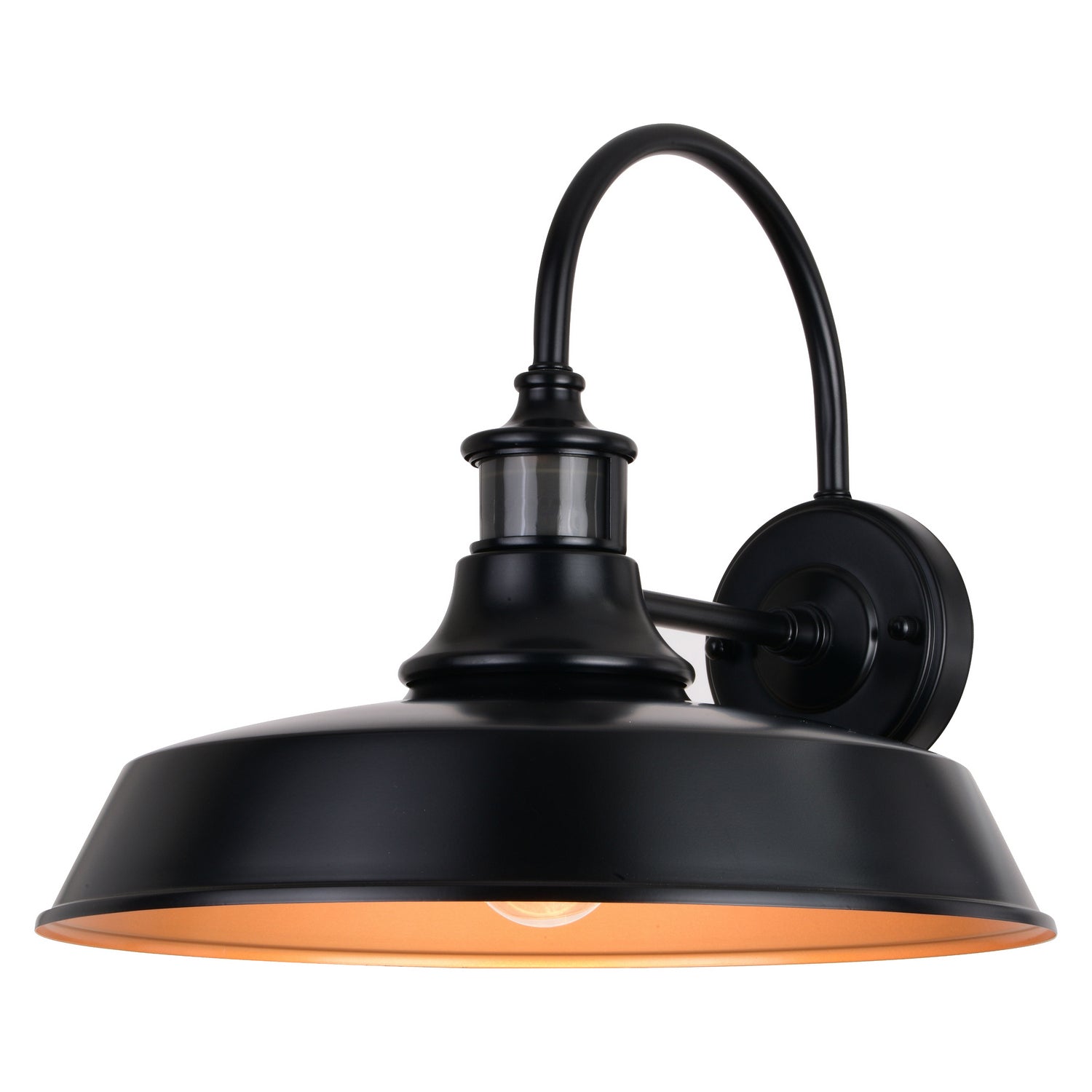 Vaxcel - T0648 - One Light Outdoor Motion Sensor Wall Mount - Dorado - Dark Bronze/Light Gold