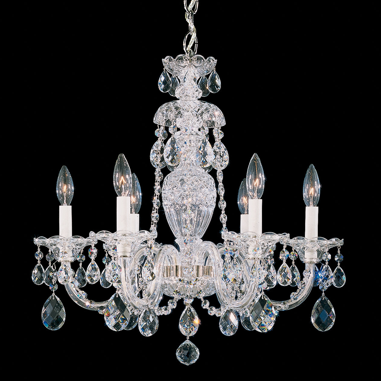 Schonbek - 2994-40H - Six Light Chandelier - Sterling - Silver