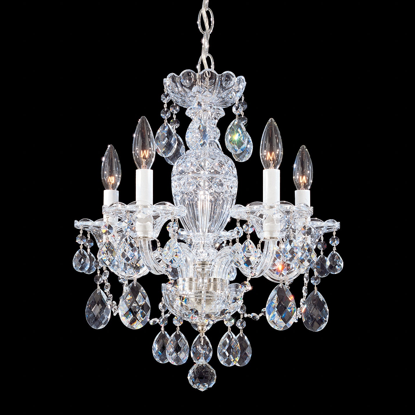 Schonbek - 2999-40H - Five Light Chandelier - Sterling - Silver