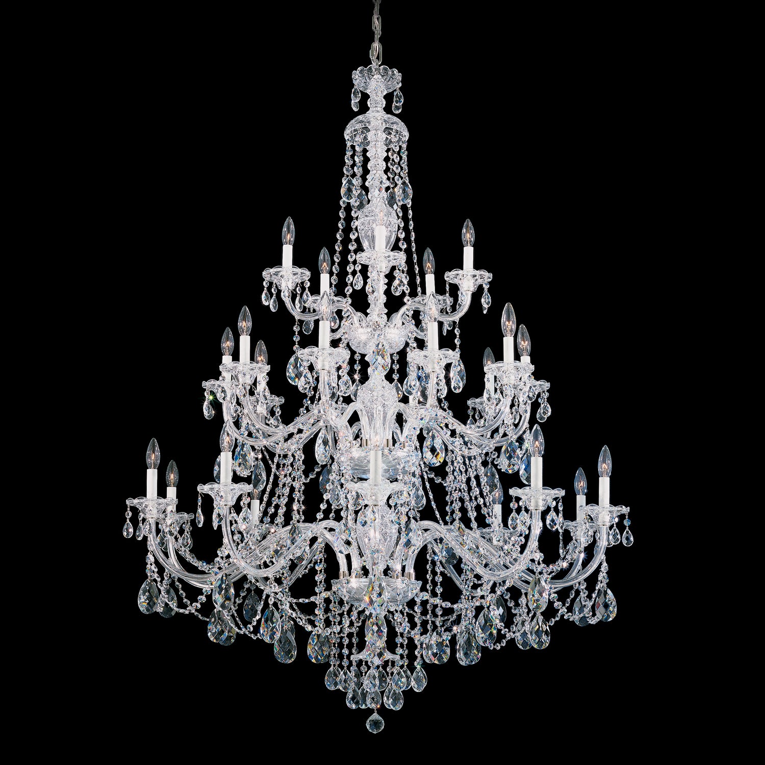 Schonbek - 3610-40H - 25 Light Chandelier - Sterling - Silver