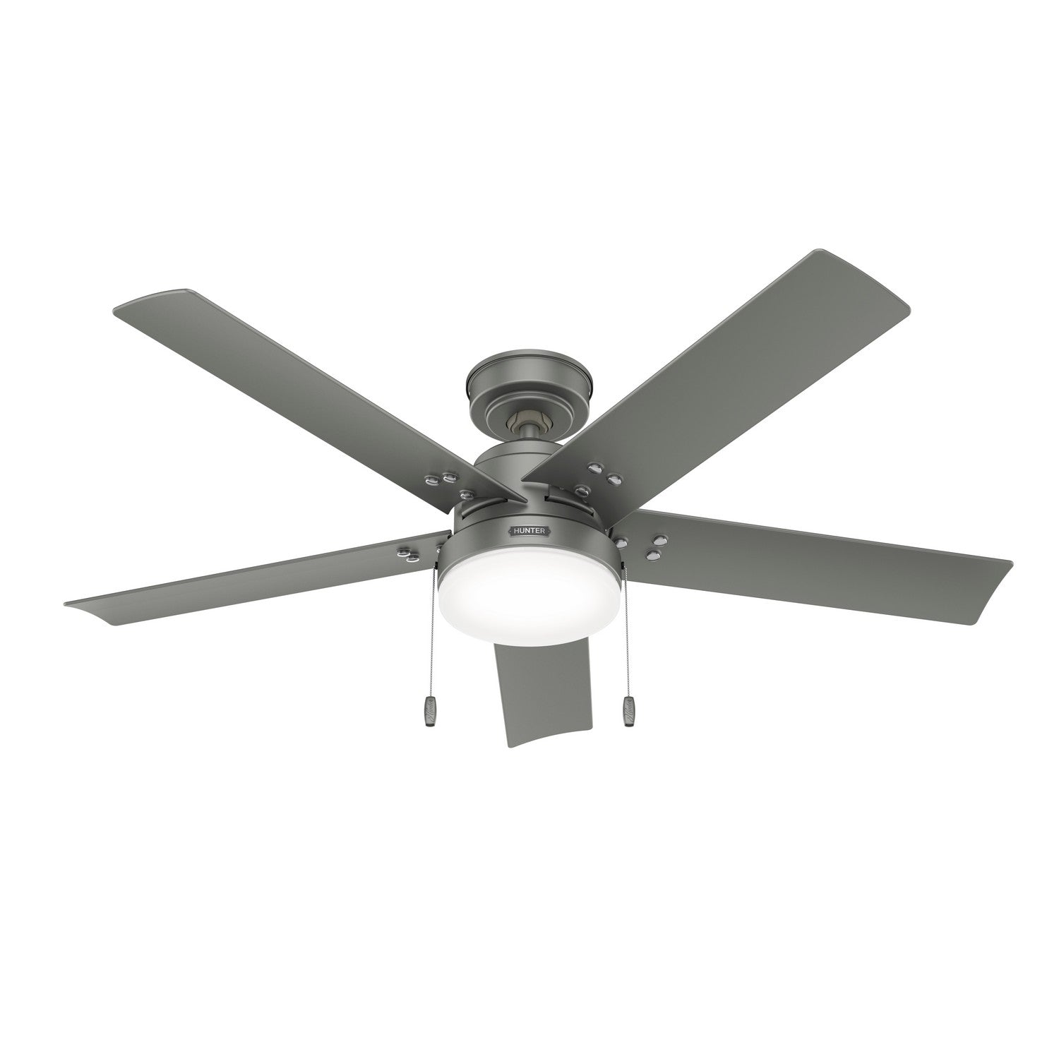 Hunter - 51682 - 52" Ceiling Fan - Sea Point - Matte Silver
