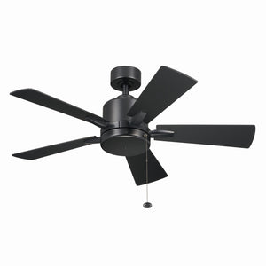 Kichler - 330241SBK - 42"Ceiling Fan - Lucian II - Satin Black