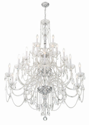 Crystorama - 1156-CH-CL-MWP - 25 Light Chandelier - Traditional Crystal - Polished Chrome