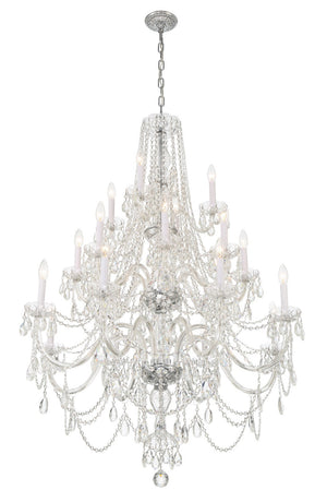 Crystorama - 1157-CH-CL-MWP - 20 Light Chandelier - Traditional Crystal - Polished Chrome