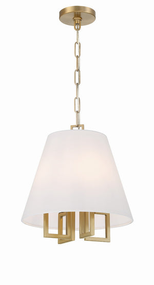 Crystorama - 2254-VG - Four Light Mini Chandelier - Westwood - Vibrant Gold