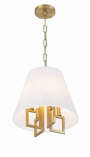 Crystorama - 2254-VG - Four Light Mini Chandelier - Westwood - Vibrant Gold