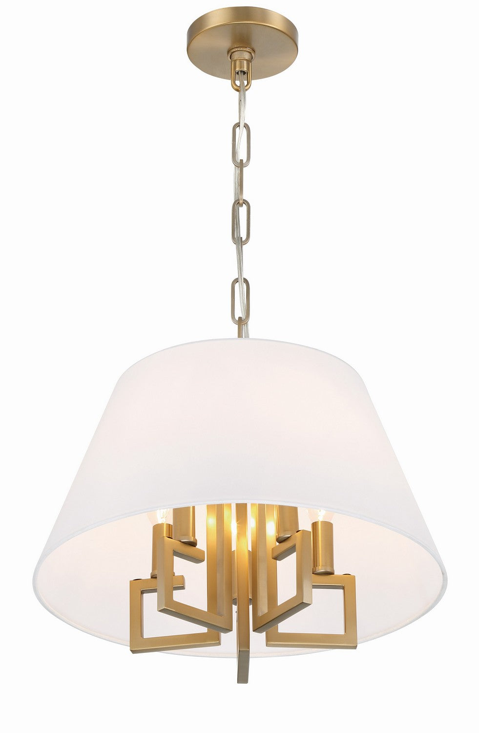 Crystorama - 2255-VG - Five Light Mini Chandelier - Westwood - Vibrant Gold