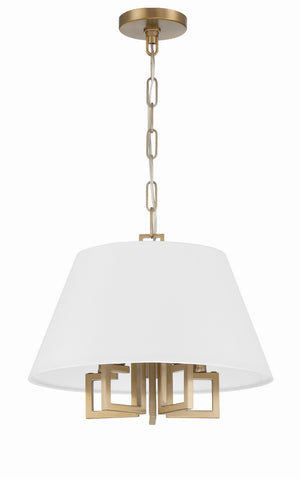 Crystorama - 2255-VG - Five Light Mini Chandelier - Westwood - Vibrant Gold