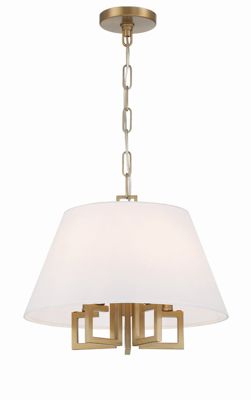 Crystorama - 2255-VG - Five Light Mini Chandelier - Westwood - Vibrant Gold