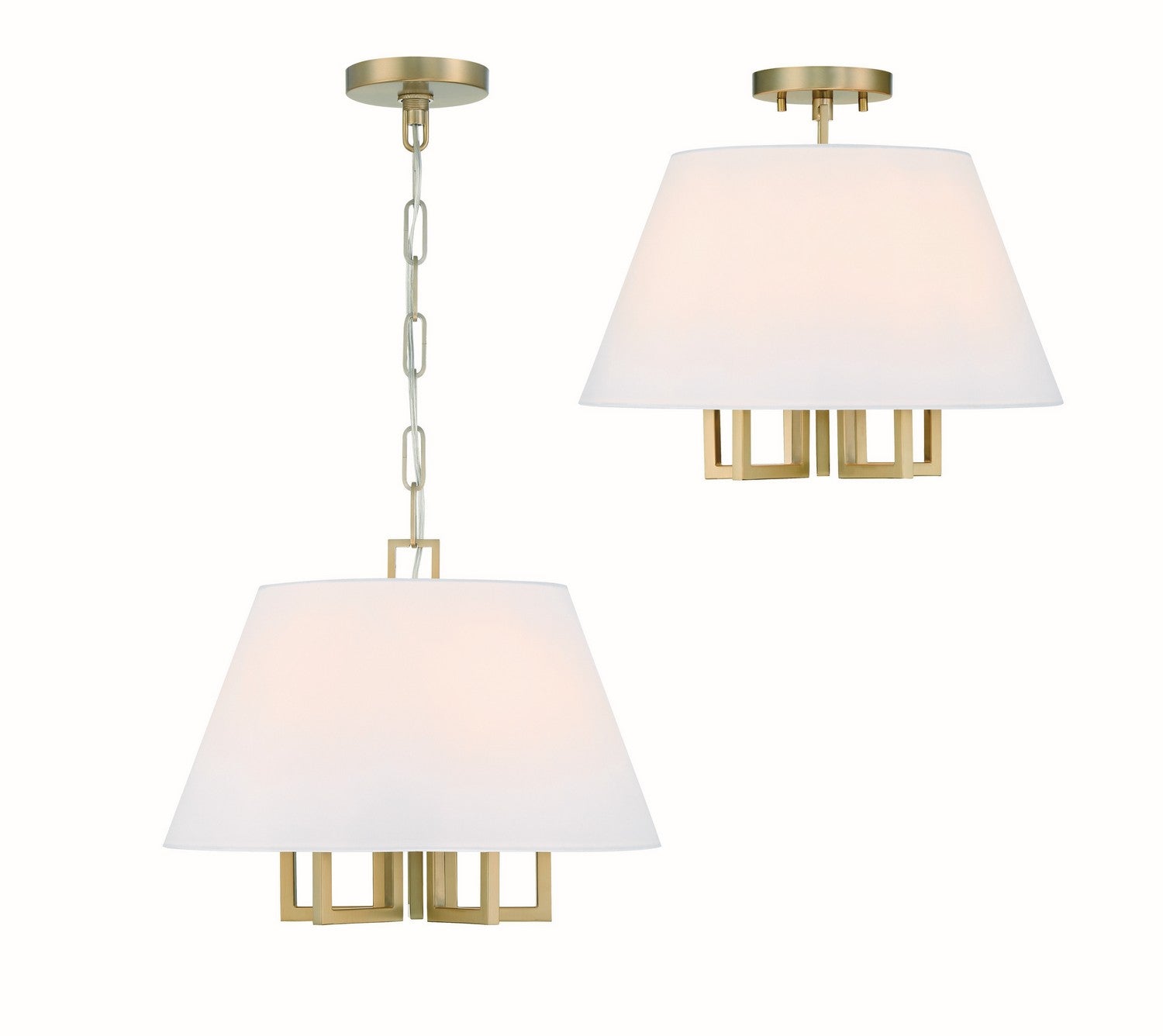 Crystorama - 2255-VG - Five Light Mini Chandelier - Westwood - Vibrant Gold