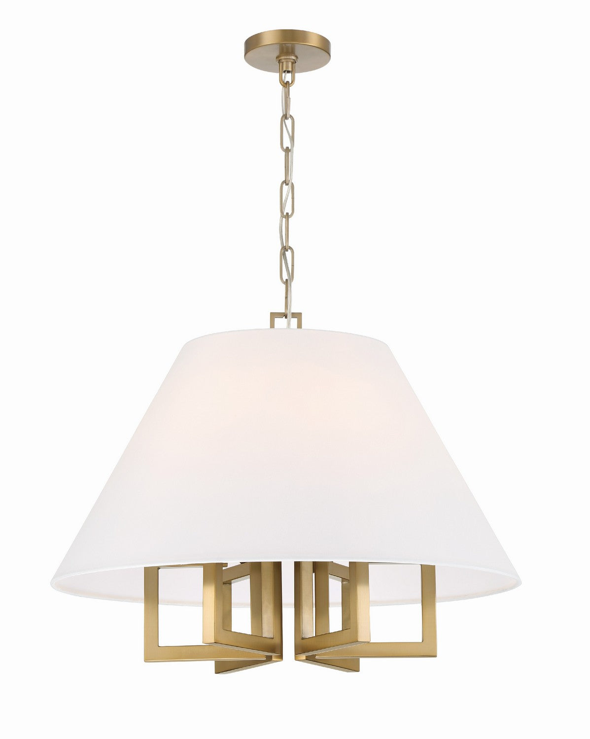 Crystorama - 2256-VG - Six Light Chandelier - Westwood - Vibrant Gold