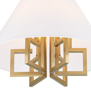 Crystorama - 2256-VG - Six Light Chandelier - Westwood - Vibrant Gold