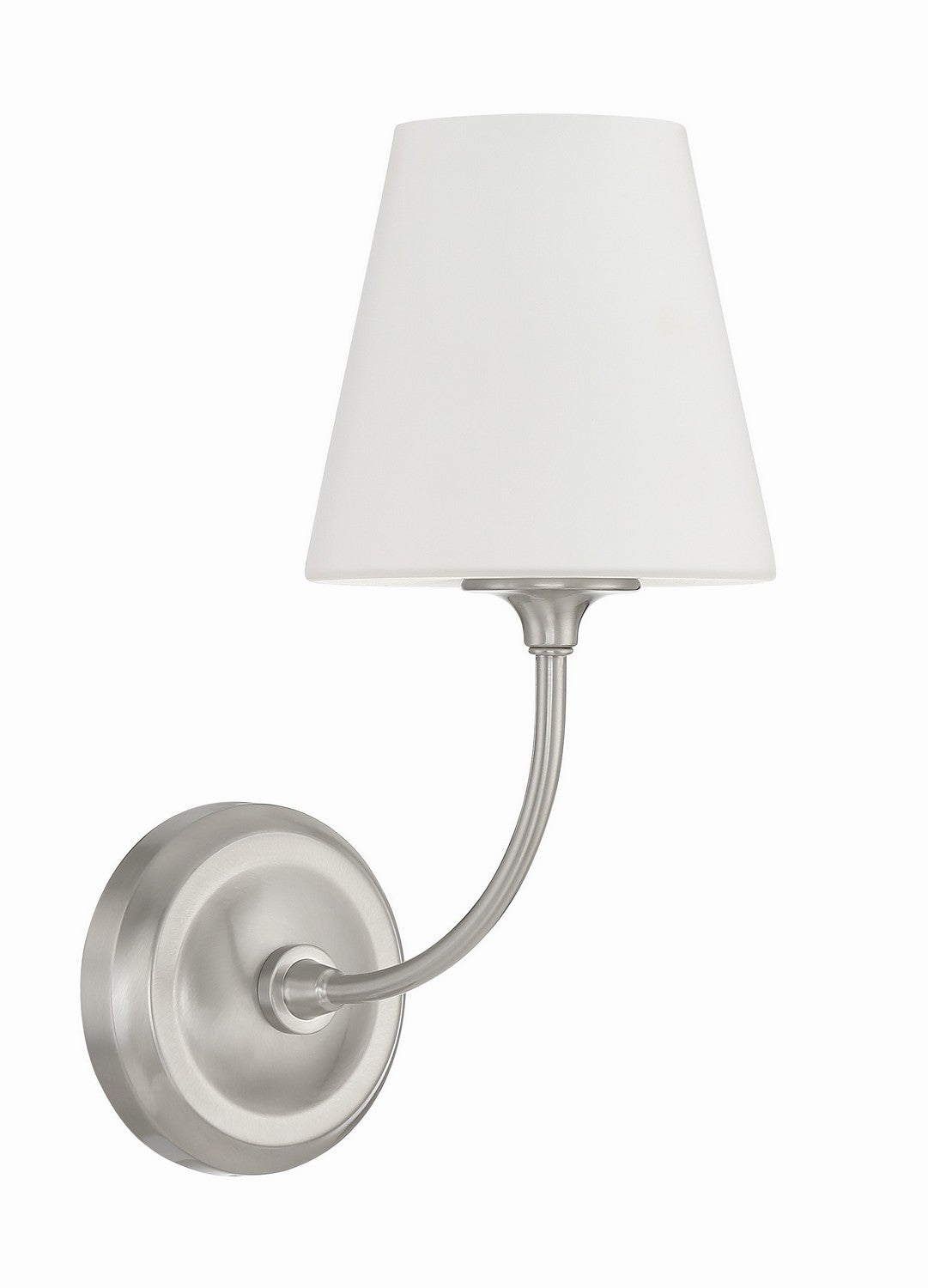 Crystorama - 2441-OP-BN - One Light Wall Sconce - Sylvan - Brushed Nickel