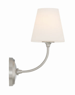 Crystorama - 2441-OP-BN - One Light Wall Sconce - Sylvan - Brushed Nickel