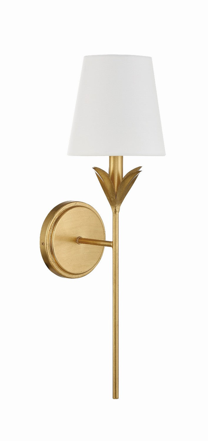 Crystorama - 531-GA - One Light Wall Sconce - Broche - Antique Gold