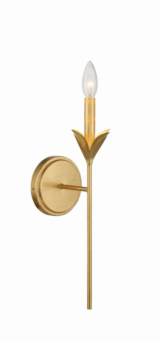 Crystorama - 531-GA - One Light Wall Sconce - Broche - Antique Gold