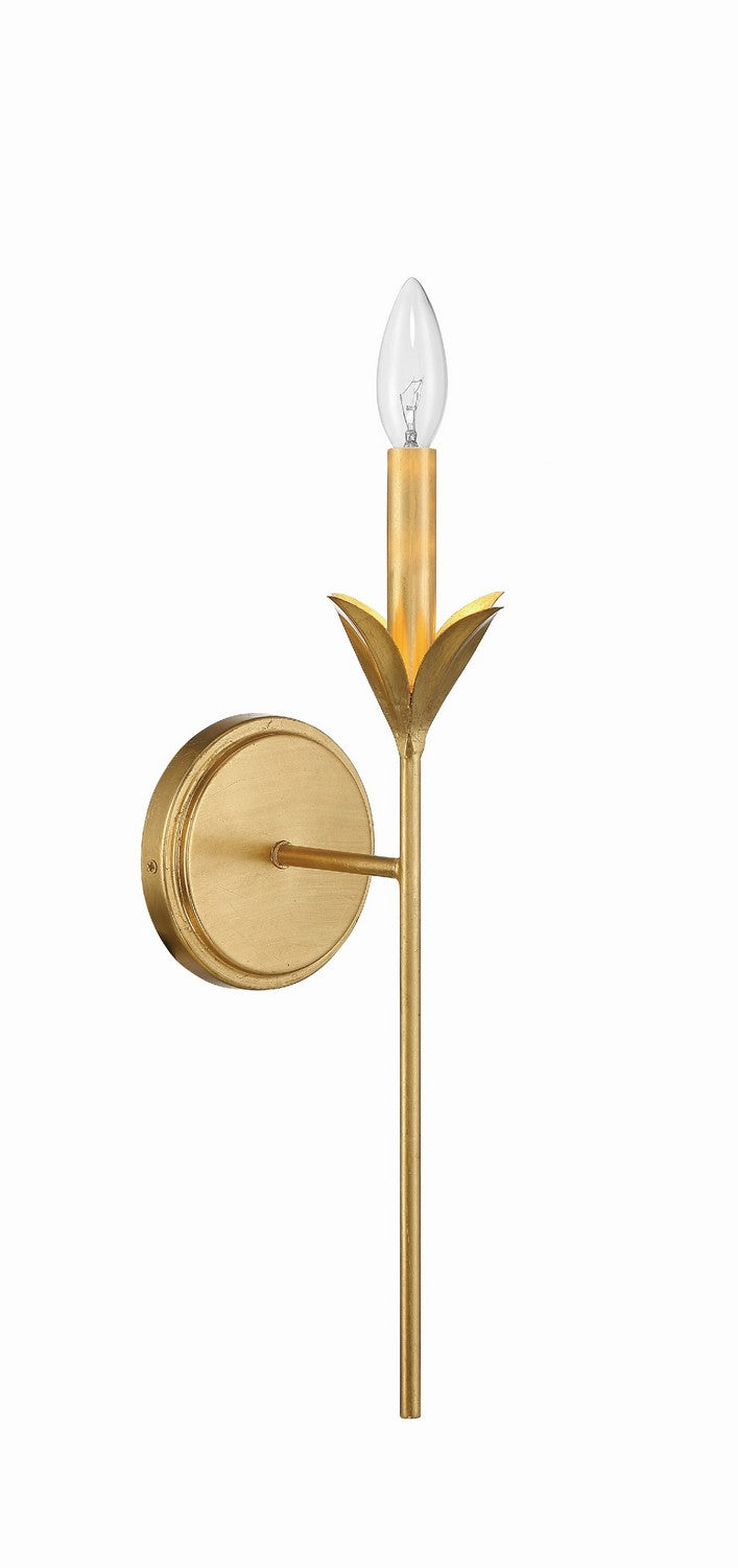 Crystorama - 531-GA - One Light Wall Sconce - Broche - Antique Gold