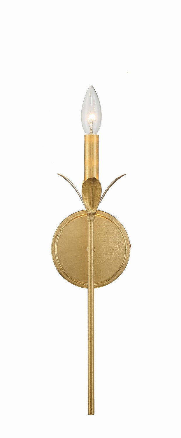 Crystorama - 531-GA - One Light Wall Sconce - Broche - Antique Gold