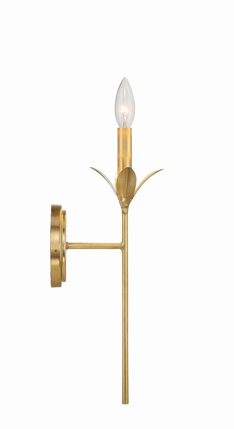 Crystorama - 531-GA - One Light Wall Sconce - Broche - Antique Gold