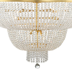 Crystorama - 614-GA - 15 Light Chandelier - Rylee - Antique Gold